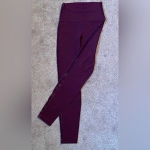 Lululemon Align Velvet Leggings Size 6 Garnet/ Maroon